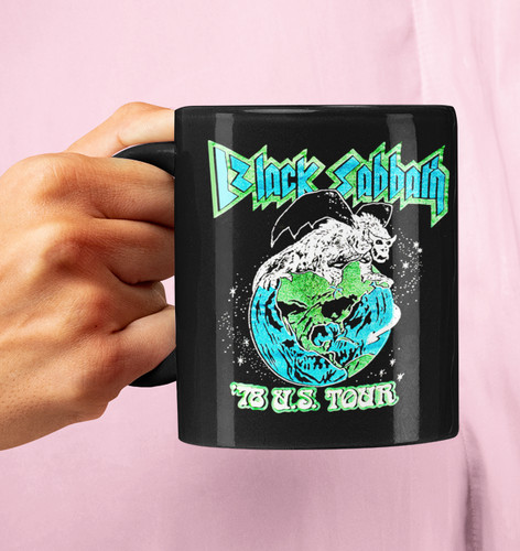 Black sabbath band cartoon mug - sabbath,