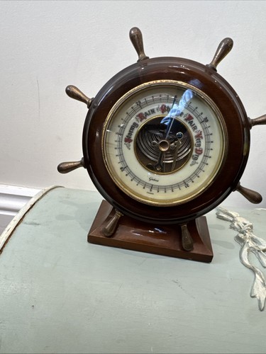 Vintage nautical wood brass - nautical, &