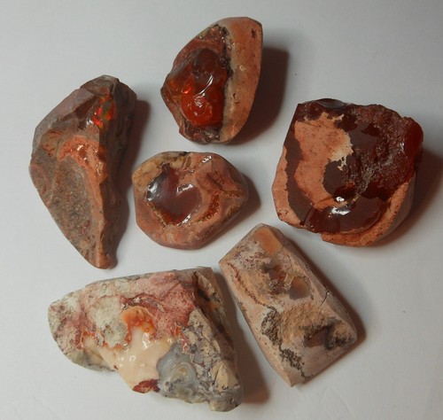 Mexican fire opal host - opal, in