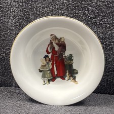 Lovely Christmas Bowl by Royal Garden China Santa Claus Xmas (12 available)
