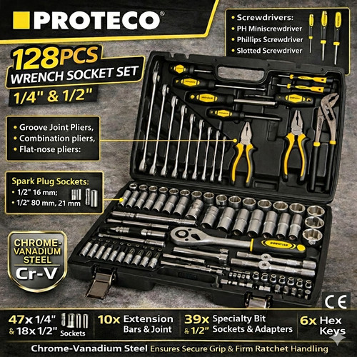Proteco 128pc professional - proteco,