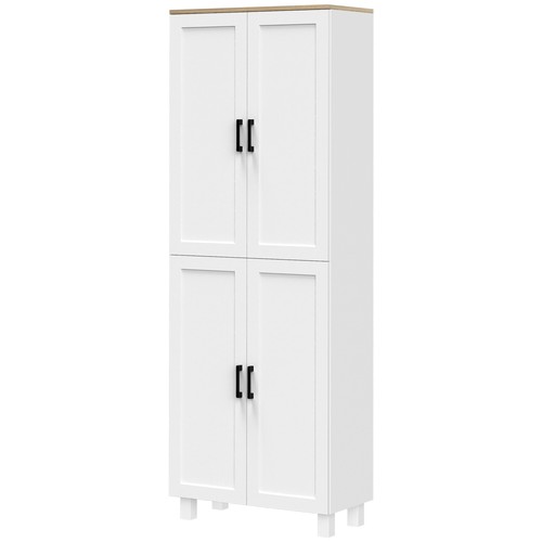 Homcom modern kitchen cupboard - modern,