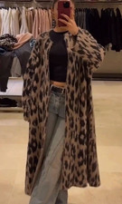 Zara Animal Jacquard Knit Long