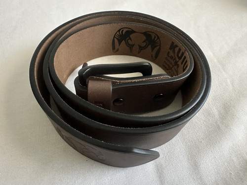 Kuiu leather brown belt size - brown,