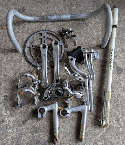 Vintage road bike parts bundle - vintage,