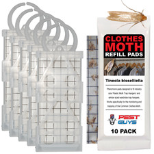 Clothes Moth Genuine Traps Pack with Extra Refill Pad - Effective Moth Control