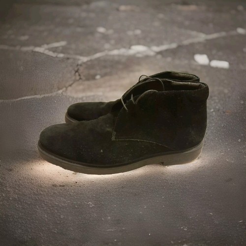 Vagabond black leather suede - black,
