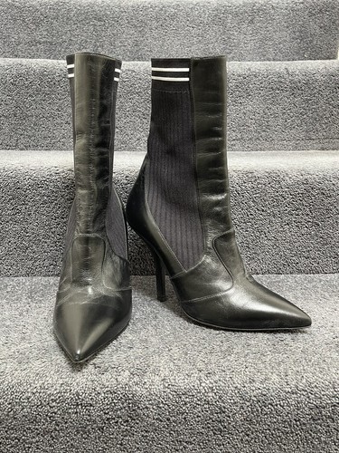 Fendi heeled sock boots - fendi,