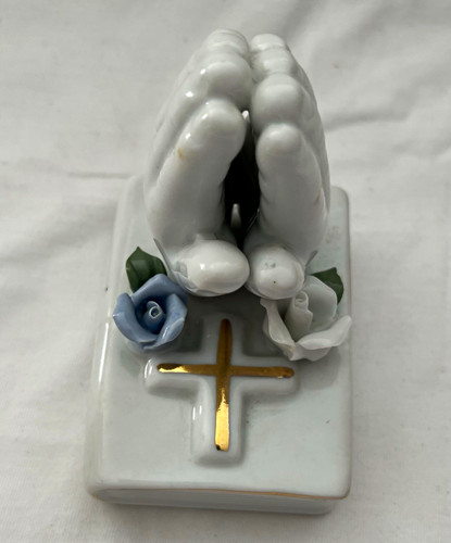 Porcelain christian praying - christian,
