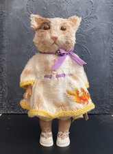 OOAK Annie Montgomerie anthropomorphic cute kitten cat sculpture Wendy from 2014