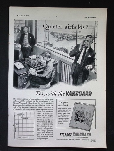 Original 1957 advert vickers - 1957,