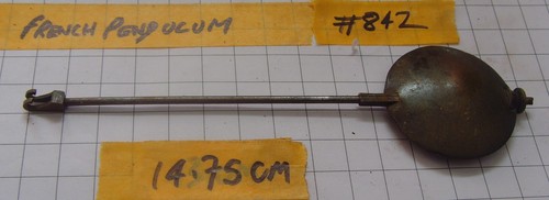 French clock pendulum aprox - french,