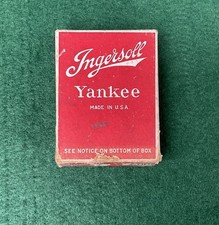 Ingersoll Yankee Vintage Pocket Watch Box 1900s