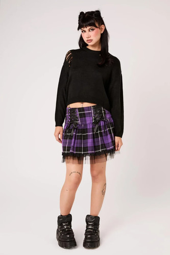 Hell bunny quinzel skirt - bunny,