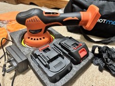 PROTMEX Cordless Car Polisher Buffer Kit 21V 4000mAh 8 Speed Excellent Condition