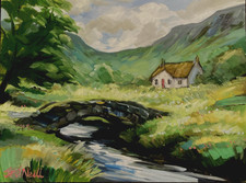 Impressionist Irish landscape