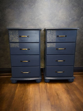 Navy blue Bedside Tables with