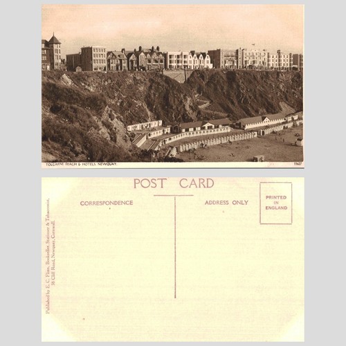 Vintage postcard tolcarne - -,