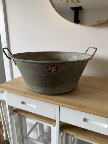 Vintage french galvanised - french,