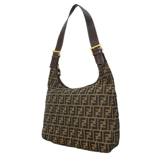 Fendi zucca canvas - zucca, brown