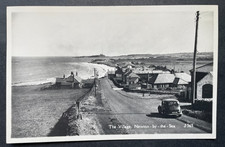 RPPC NEWTON BY THE SEA THE VILLAGE NORTHUMBERLAND STREET SCENE