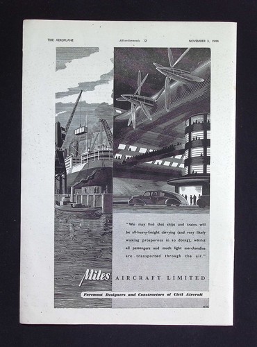 Original 1944 advert - 1944, miles