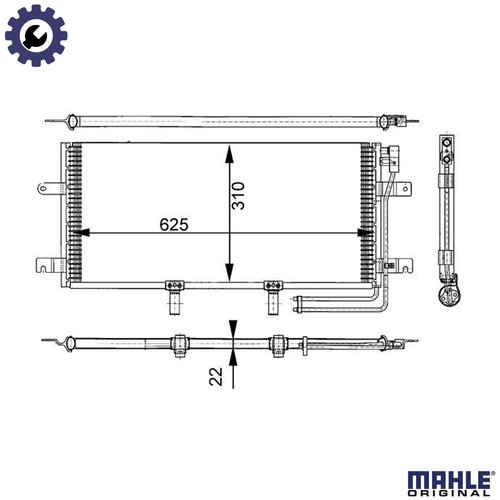 Condenser air conditioning - air, ac