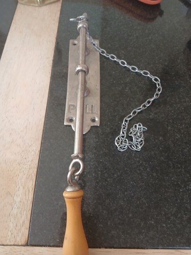 Vintage toilet cistern pull - toilet,