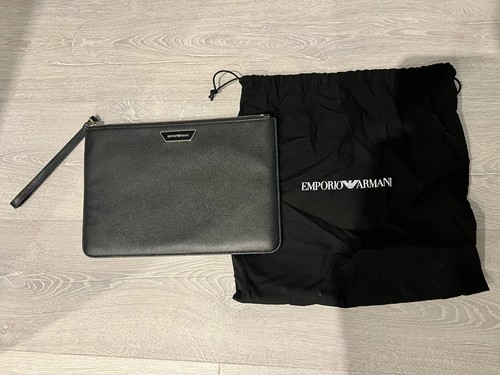 Emporio armani black - armani, leather