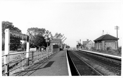 Thorpe culvert train - thorpe, station