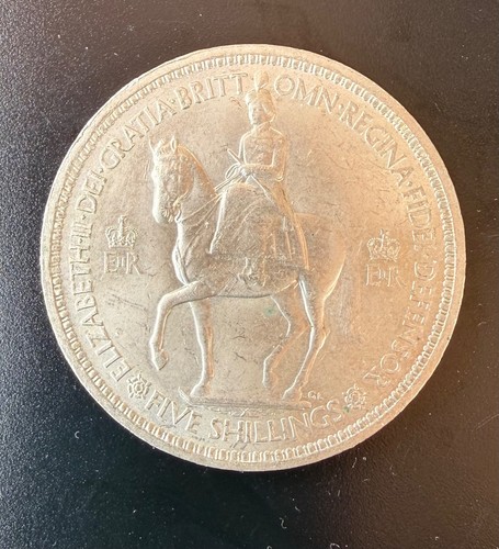 1953 shilling crown queen - crown,