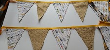 2 X 2m Fabric Bunting With Vintage Lady Design
