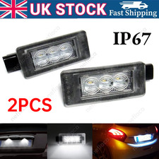 2X LED Licence Number Plate