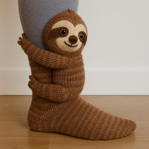 Cute animal hug - socks, –