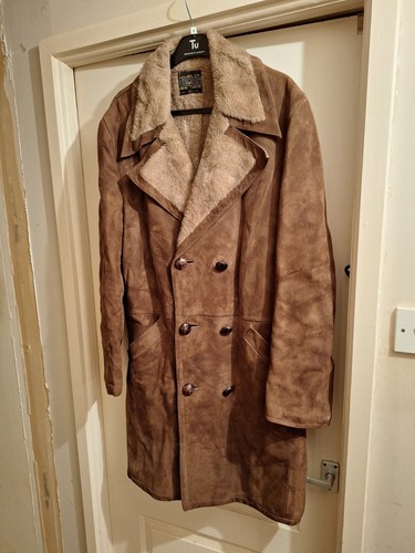 Vintage sheepskin coat - vintage,