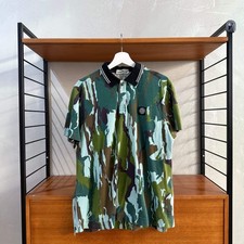 Stone Island Polo Shirt | 2015 | Camo | 621522763 | XL | P2P 21"