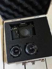 Canon F-1 35mm Film SLR Camera and Lens Kit  - 35mm F3.5 SC & 28mm F/2.8 TESTED