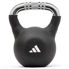 Adidas Cast Iron Kettlebell Gym Training Neoprene Coated Knurled Handle 4-16kg