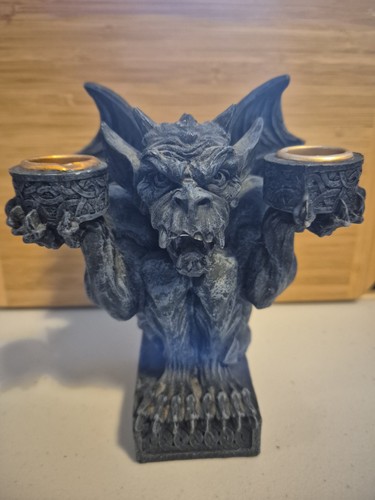 Gargoyle candle holder - gargoyle,