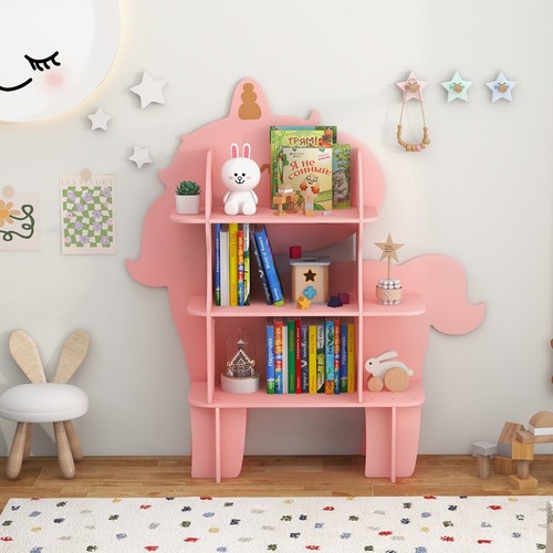 Unicorn bookcase for kids - unicorn,