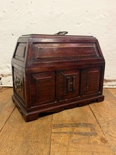 Jacobean style oak coffer - jacobean,