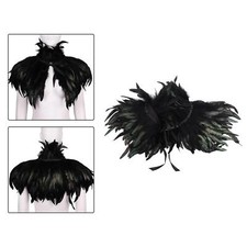 Feather Shrug Shawl Cape