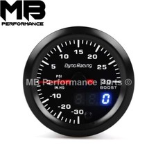 52mm Dual Display Digital 7 Colour LED Car Turbo Pressure Gauge - Boost PSI