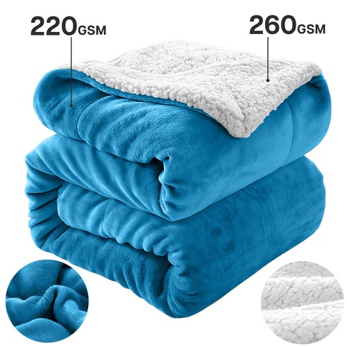480 gsm sherpa fleece - sherpa, blanket