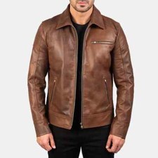 Cafe Racer Retro Men's Leather