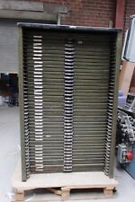 Vintage CASLON MACHINERY Ltd Metal Type Cabinet Letterpress Cabinet