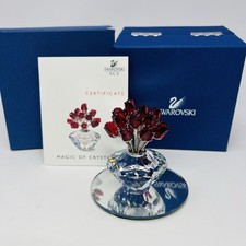 SWAROVSKI SCS 10th Anniversary 1987-2002 Vase with 15 Roses 283394 Figurine