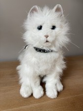FurReal Friends Hasbro white Lulu Purring Realistic Interactive Robot Cat Toy