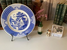 Gladstone Pottery Museum - The Potteries Commemorative Blue & White Willow Plate