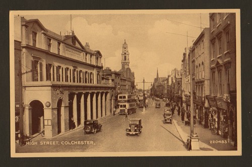Old postcard high - old, postcard:high